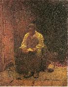 Jonathan Eastman Johnson The Lord is my Shepard oil on canvas